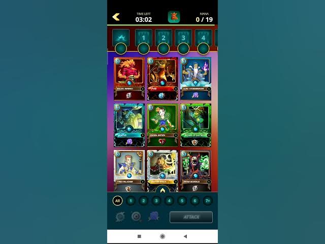 Video thumbnail for Splinterlands Example Card Line-Up or formation