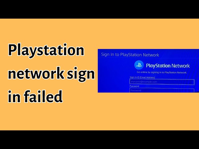 Video thumbnail for How to fix Playstation Network sign in failed?