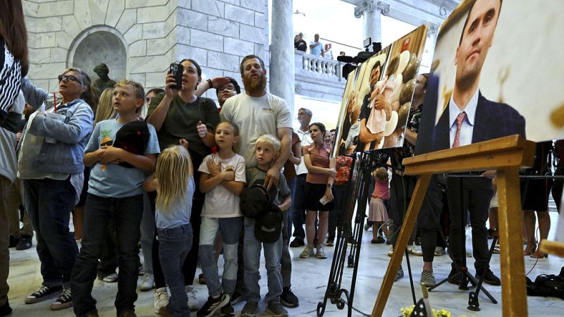 Video thumbnail for United States political figures react to the assassination of activist Charlie Kirk