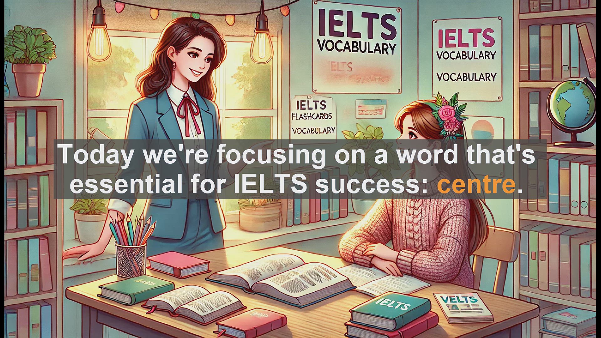 'Video thumbnail for 2500 Must Know IELTS 5.5 Vocabulary - IELTS Vocabulary: Mastering the Word 'Centre''