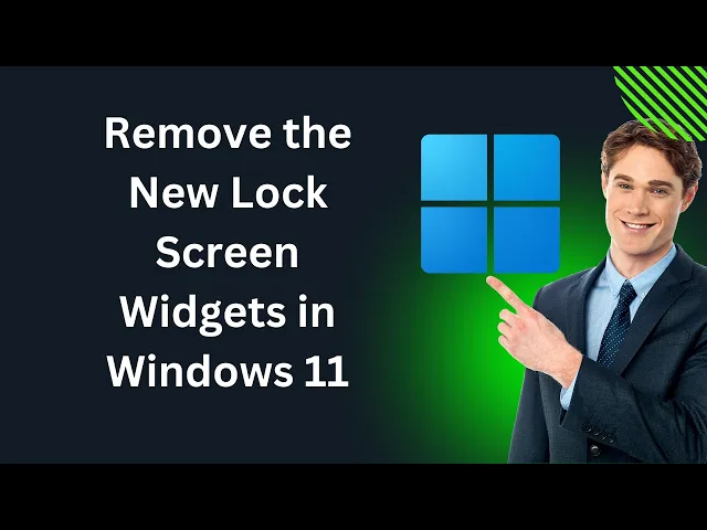 'Video thumbnail for How to Remove the New Lock Screen Widgets in Windows 11 | GearUpWindows Tutorial'