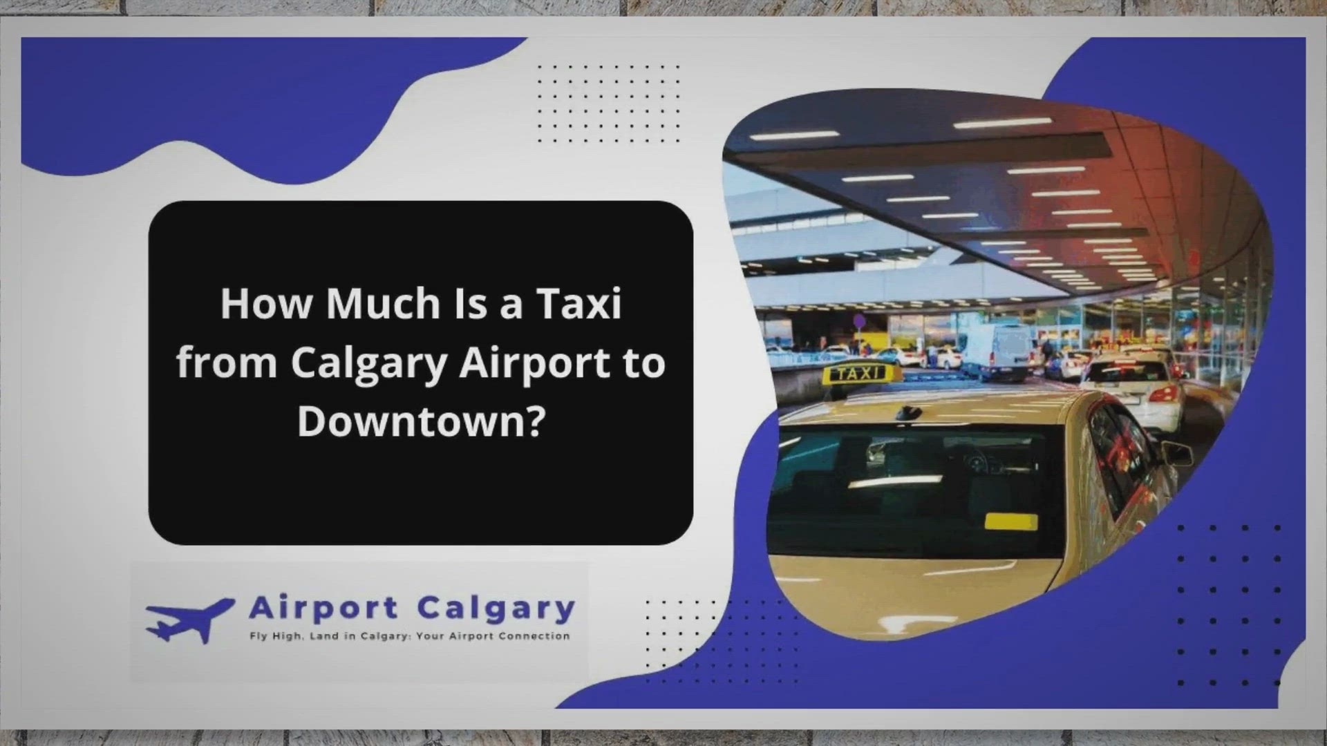 Video thumbnail for How Much Is a Taxi from Calgary Airport to Downtown?