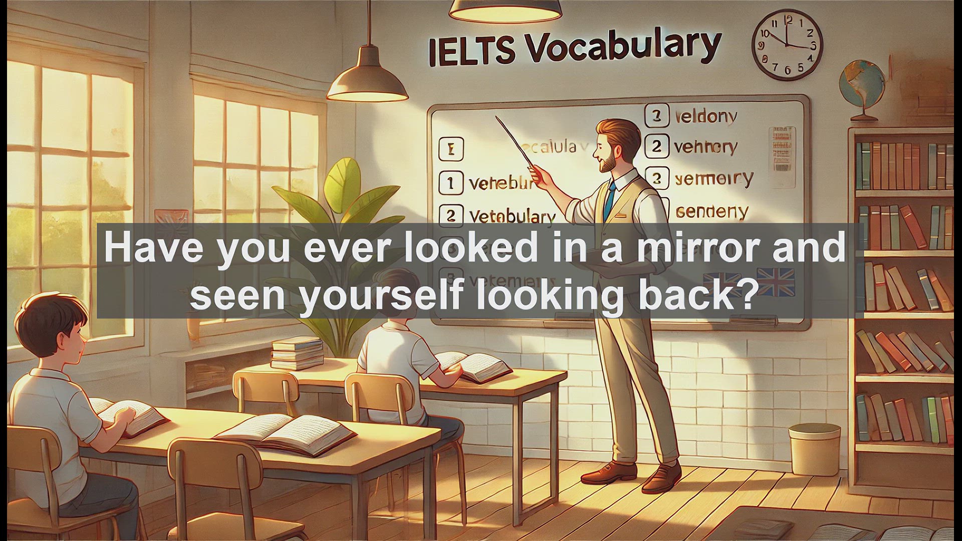 'Video thumbnail for 2500 Must Know IELTS 5.5 Vocabulary - Understanding 'Reflect': Meanings, Uses, and Common Mistakes'