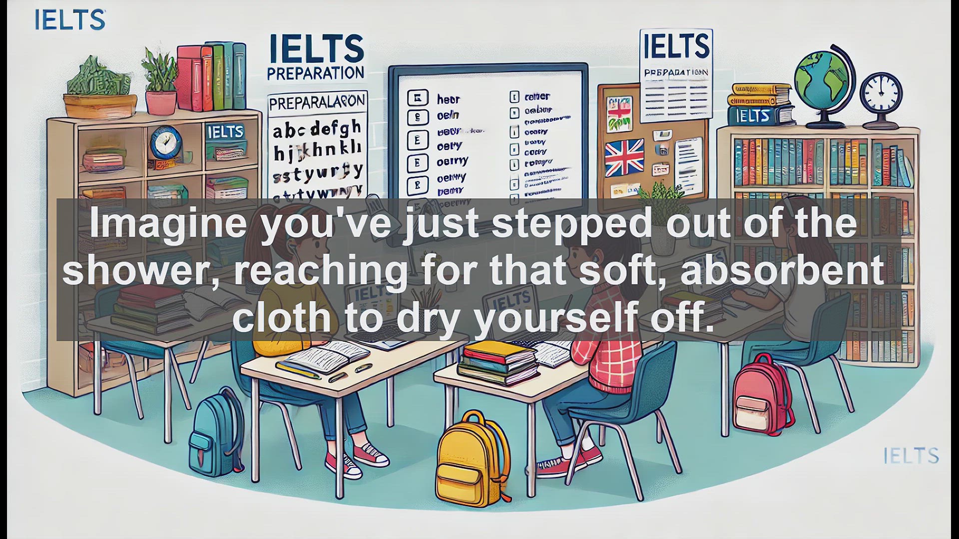 'Video thumbnail for 2500 Must Know IELTS 5.5 Vocabulary - IELTS Vocabulary: Understanding and Using the Word 'Towel''