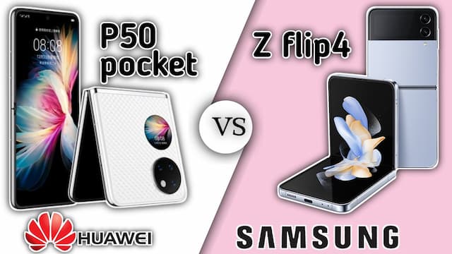'Video thumbnail for Huawei P50 Pocket vs Galaxy Z Flip4 Comparison (Looks & SOC)'