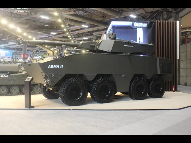 'Video thumbnail for Otokar presents new military vehicles at Eurosatory 2024'