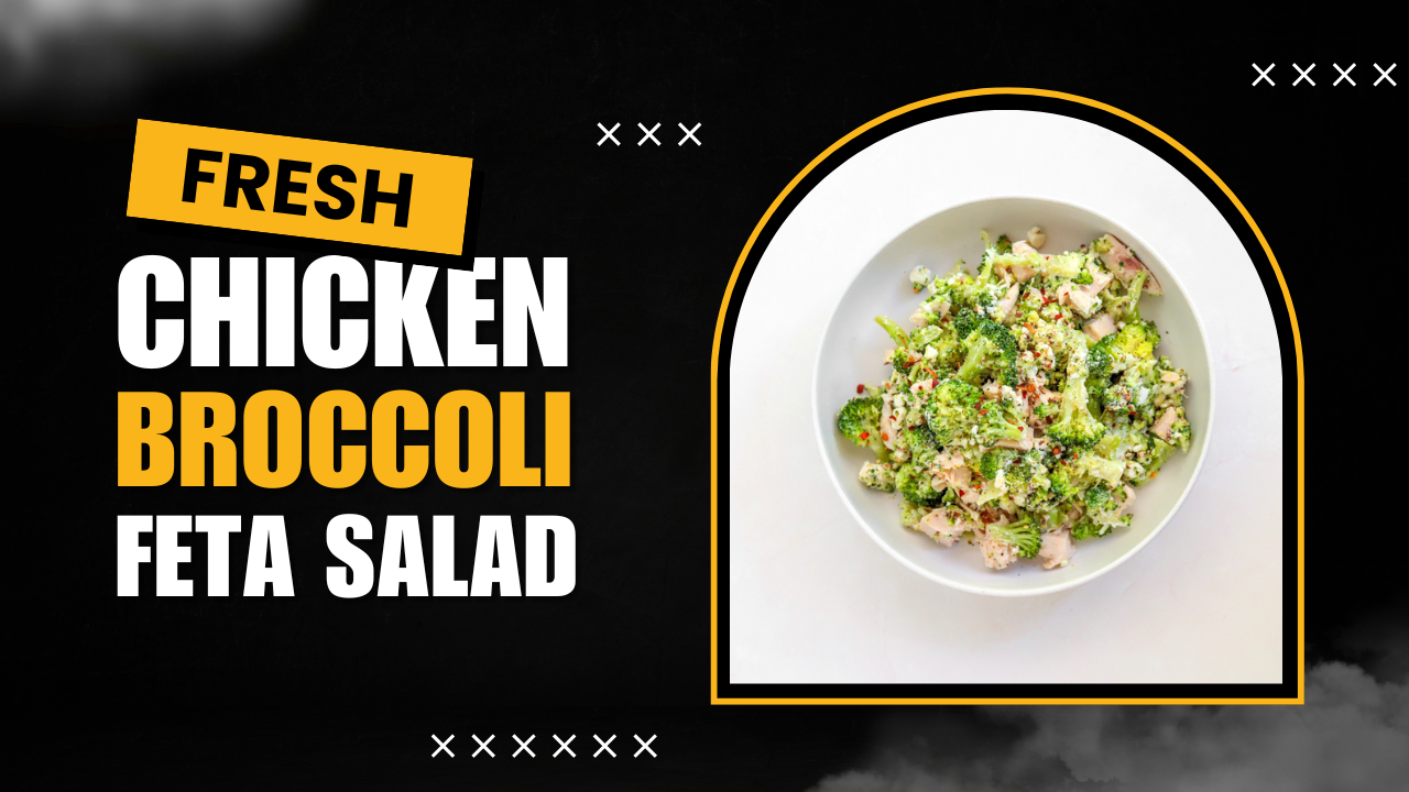 Video thumbnail for Fresh Chicken and Broccoli Feta Salad