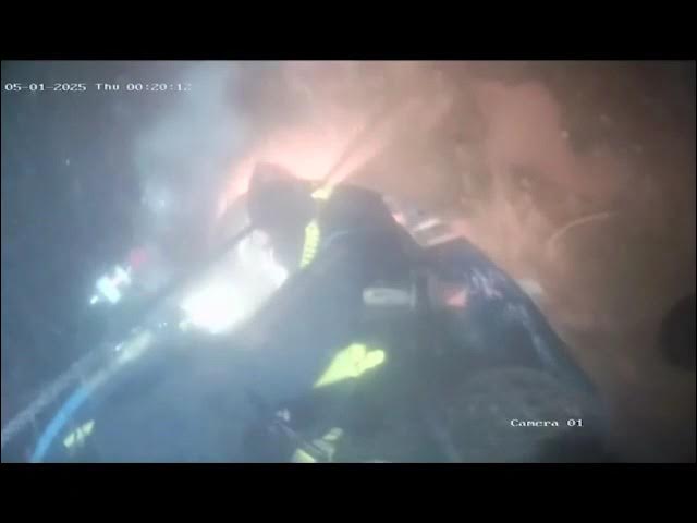 'Video thumbnail for Gibraltar divers discover cocaine stash hidden in cargo ship'