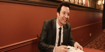 'Video thumbnail for Photos & Video: Jimmy Fallon Receives Sardi's Portrait'