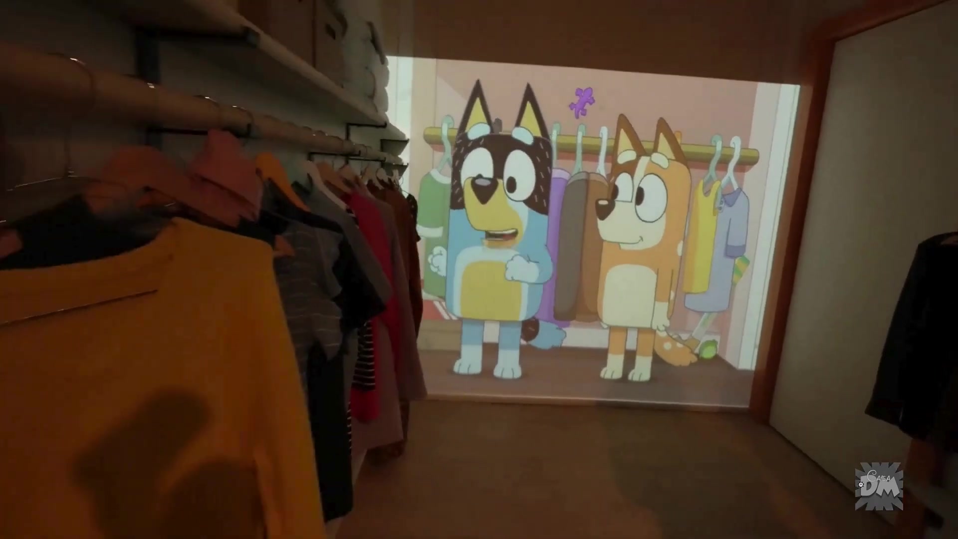 Video thumbnail for Bandit & Chilli in Closet Bluey x Camp