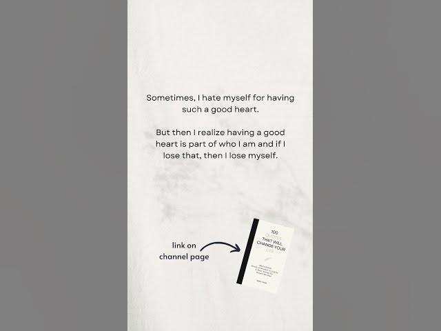 Video thumbnail for Having a good heart is part of who I am…and I won’t change