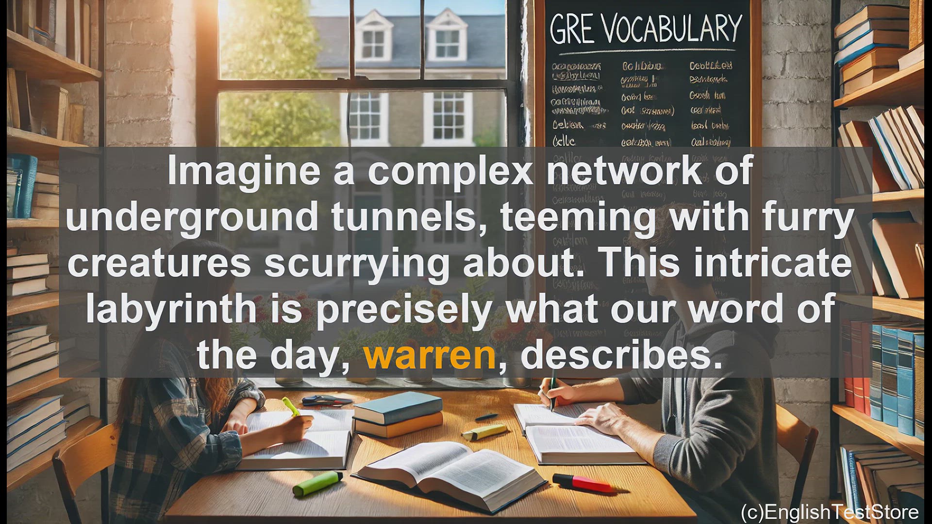 'Video thumbnail for GRE Vocabulary Lesson: Exploring the Fascinating World of 'Warren''