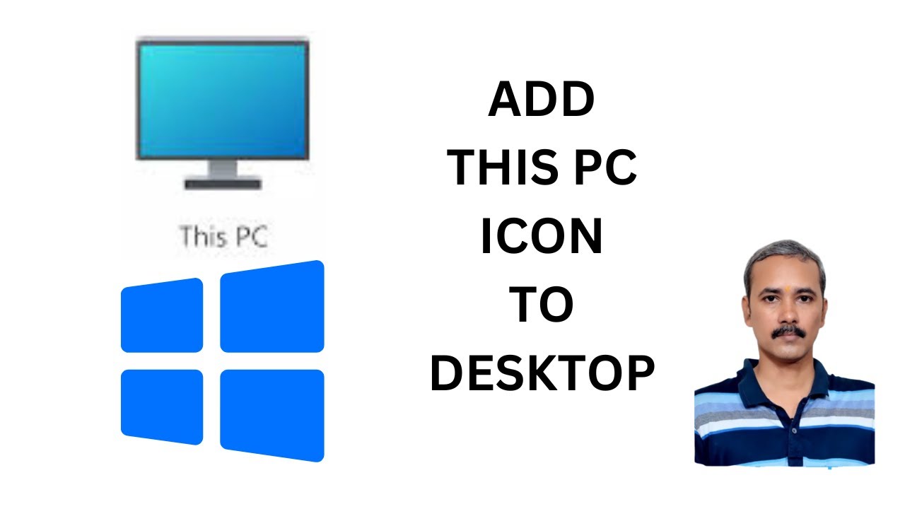 'Video thumbnail for How to Add This PC Icon to Windows 10 Desktop | GearUpWindows Tutorial'