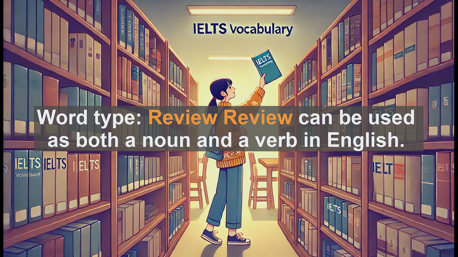 'Video thumbnail for 2500 Must Know IELTS 5.5 Vocabulary - Review: A Versatile Word for IELTS Success'