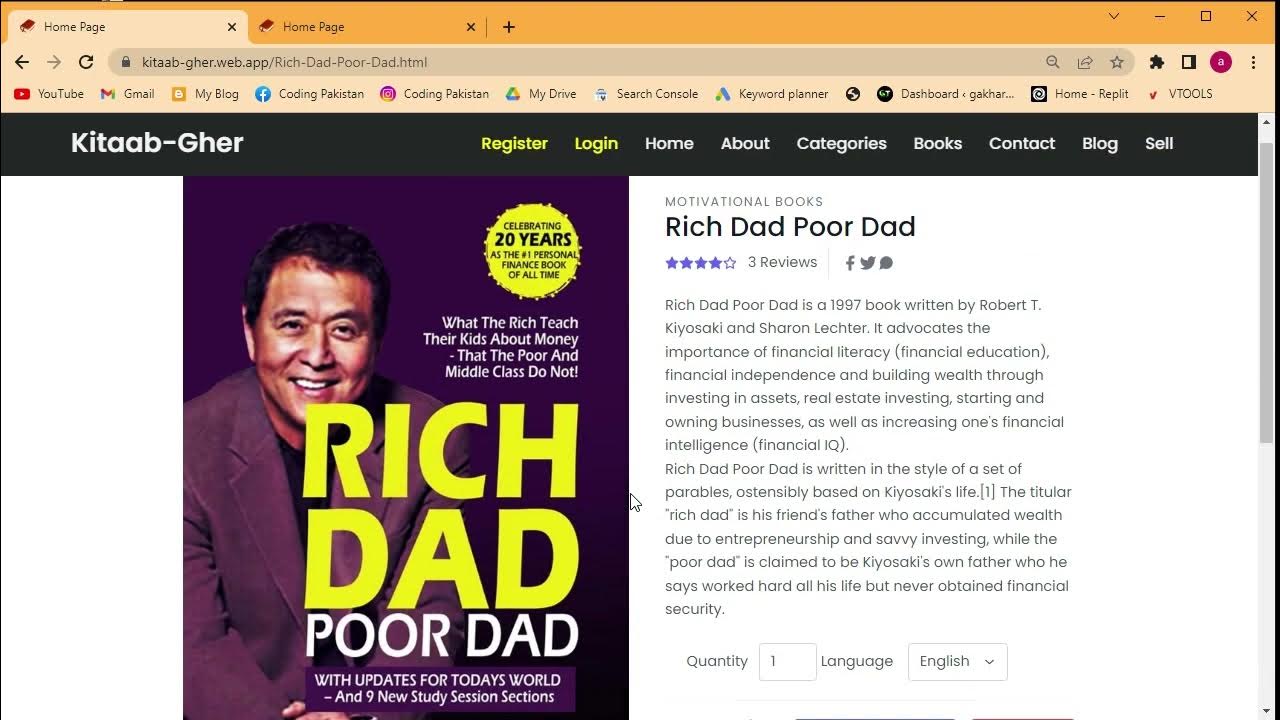 'Video thumbnail for E-Commerce Book Website Project'