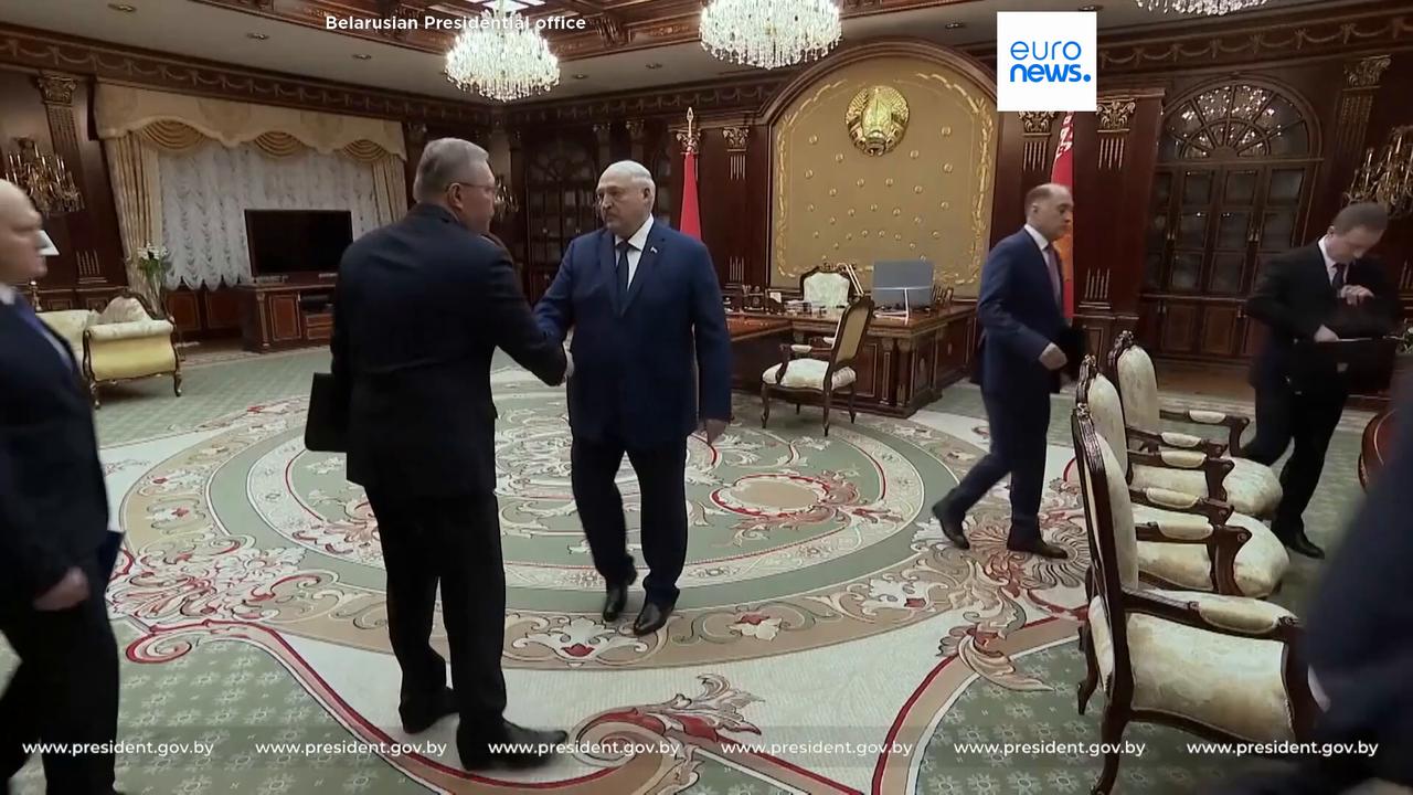 Video thumbnail for Imprisoned journalists from Belarus and Georgia win EU's Sakharov Prize for 2025