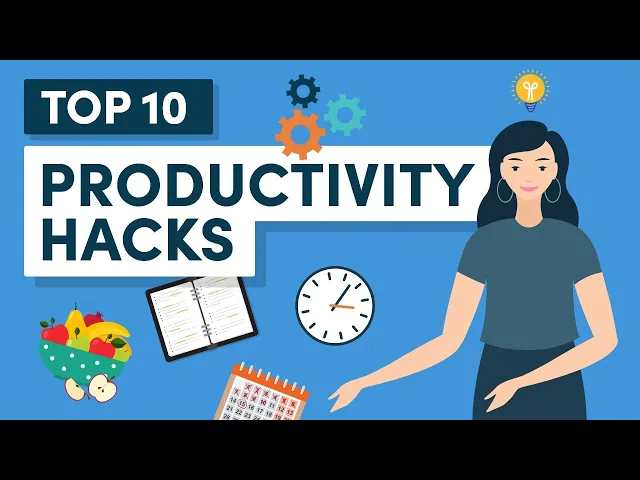 'Video thumbnail for Productivity Hacks: 10 Tips to Stop Wasting Time'