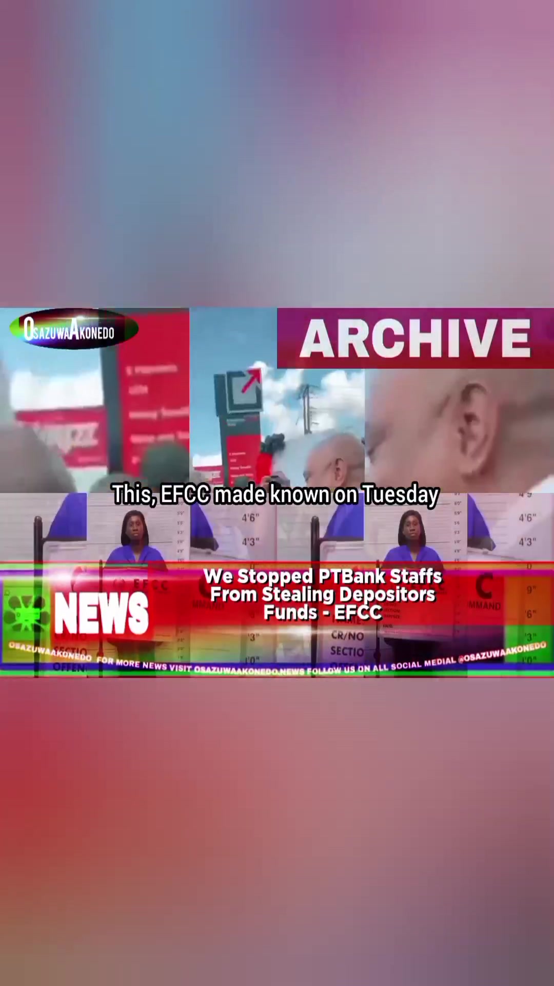 'Video thumbnail for We Stopped PTBank Staffs From Stealing Depositors Funds - EFCC '