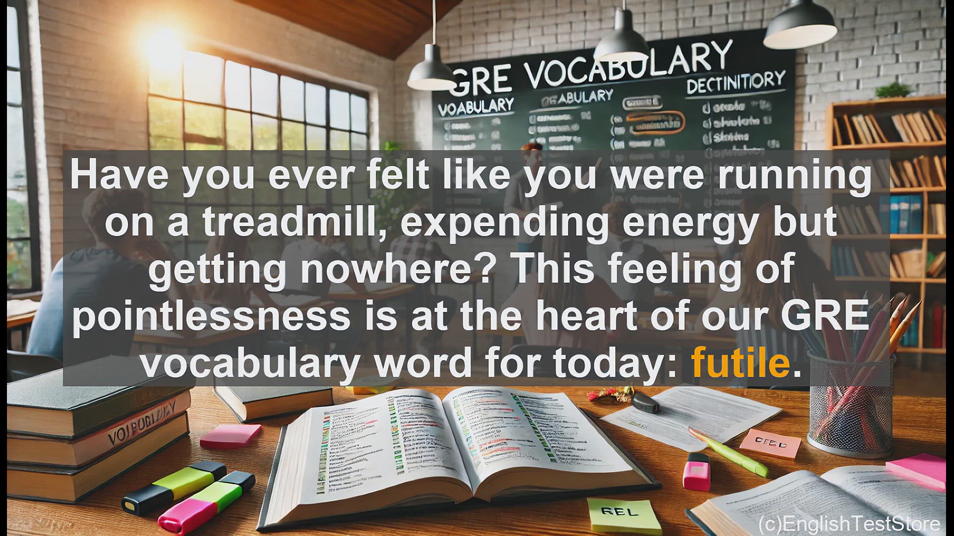'Video thumbnail for GRE Vocabulary Lesson: Mastering the Concept of Futility - A GRE Vocabulary Lesson'