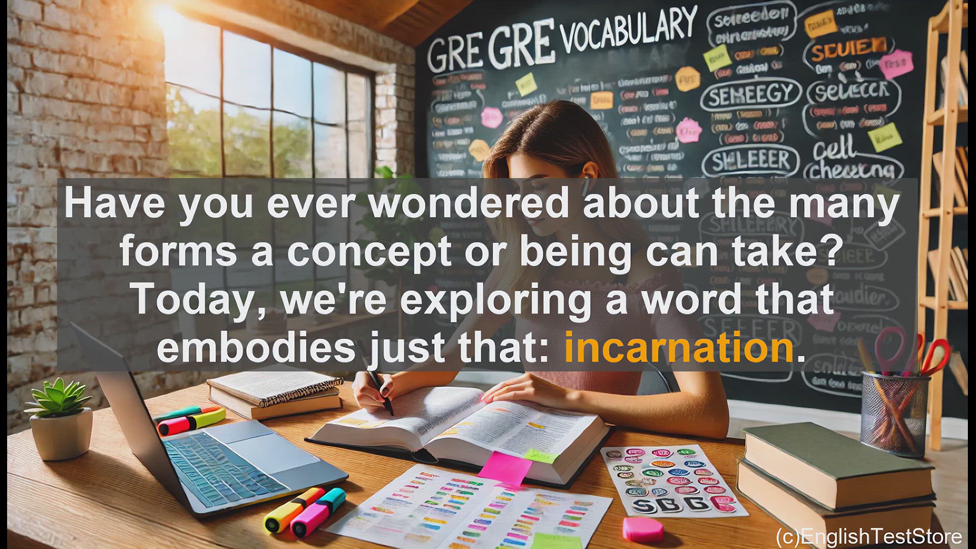 'Video thumbnail for GRE Vocabulary Lesson: Exploring the Concept of Incarnation'