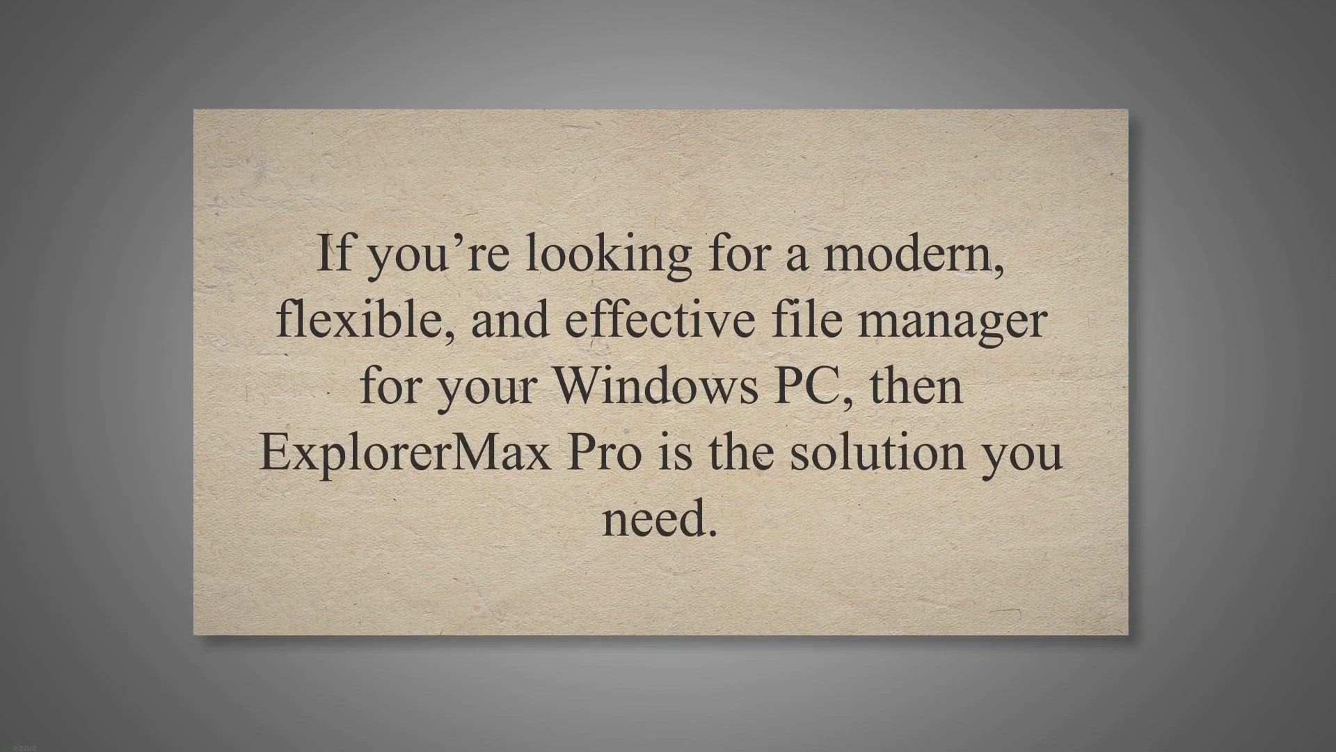 'Video thumbnail for Upgrade Your Windows File Management with ExplorerMax Pro: Get a Free License Now!'