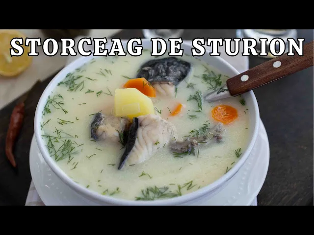 'Video thumbnail for 🦈 Storceag de STURION ca la Sfântu Gheorghe - rețeta de ciorbă pescărească ca în Delta Dunării'