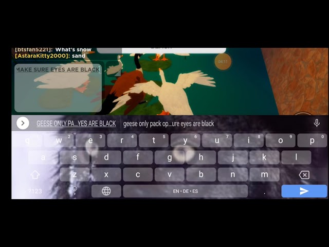 Video thumbnail for Feather family goose raid