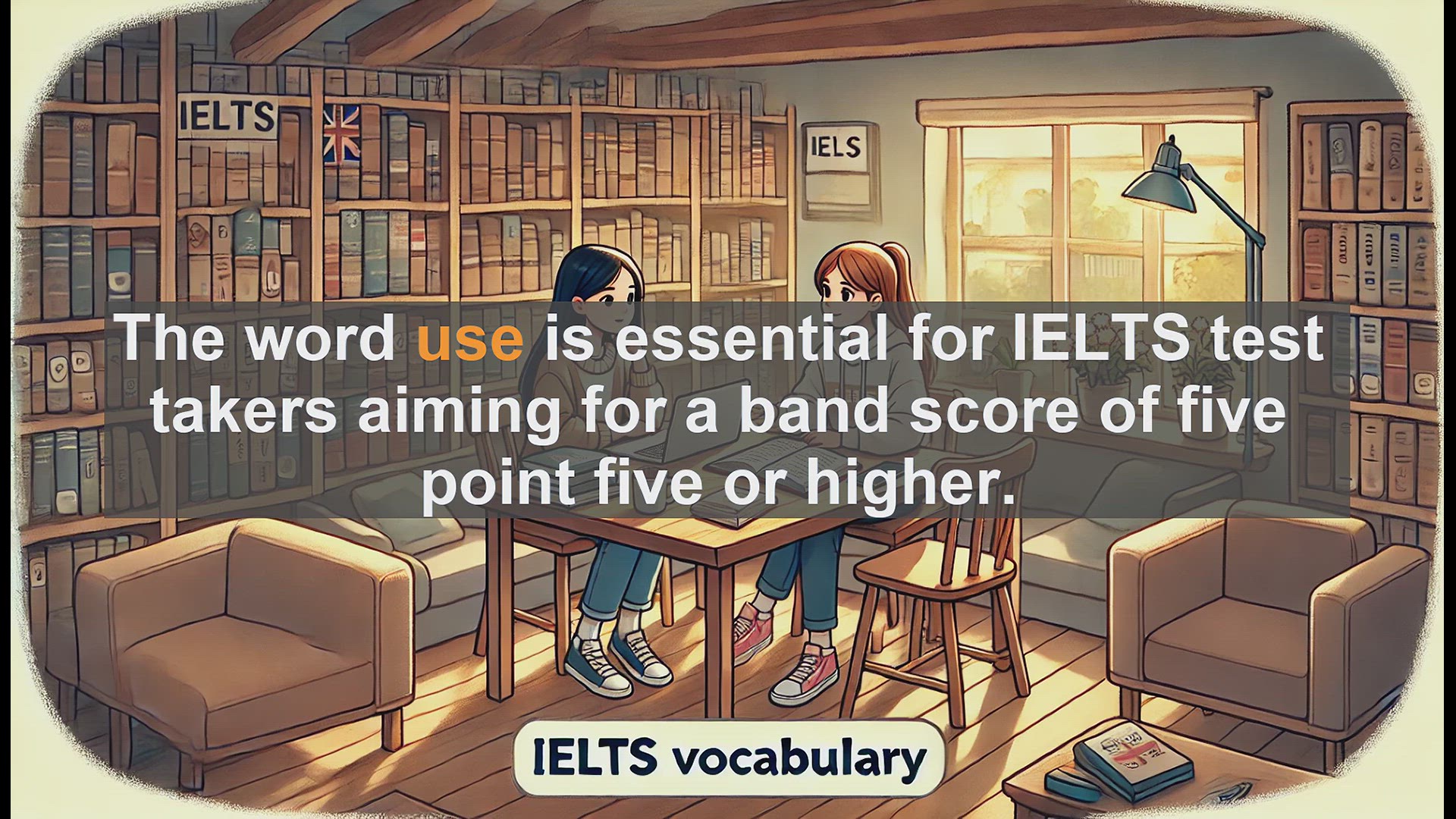 'Video thumbnail for 2500 Must Know IELTS 5.5 Vocabulary - Master the Word 'Use' for IELTS Success'