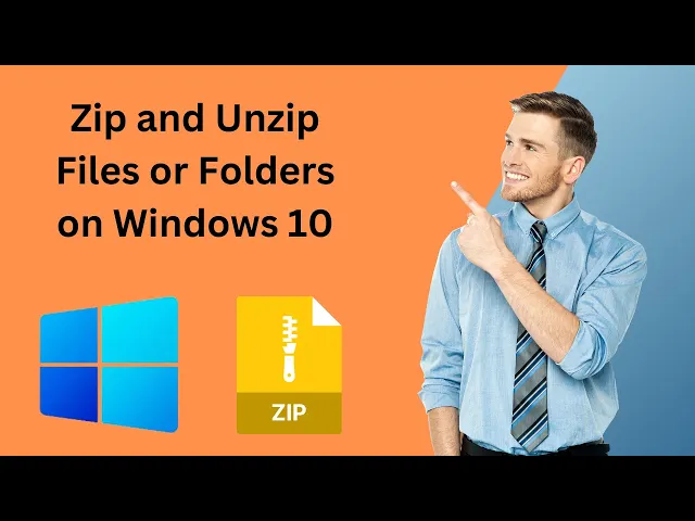 'Video thumbnail for How to Zip and Unzip Files or Folders on Windows 10 PC | GearUpWindows Turtorial'