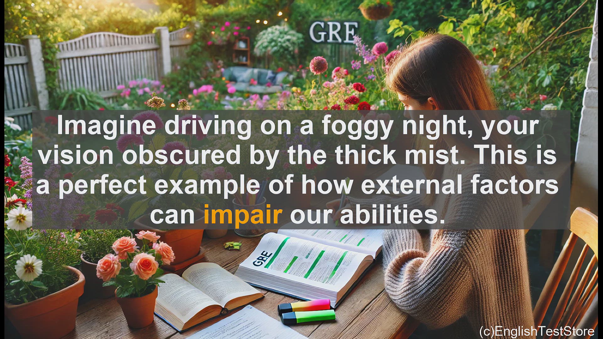 'Video thumbnail for GRE Vocabulary Lesson: Navigating the Complexities of Impairment - A Vocabulary Exploration'