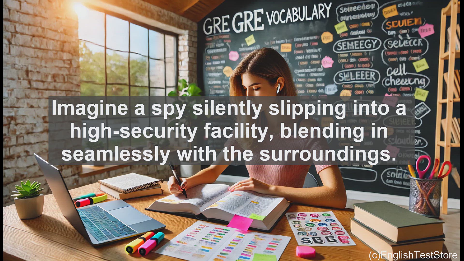 'Video thumbnail for GRE Vocabulary Lesson: The Art of Infiltration - Mastering the Stealthy Verb'