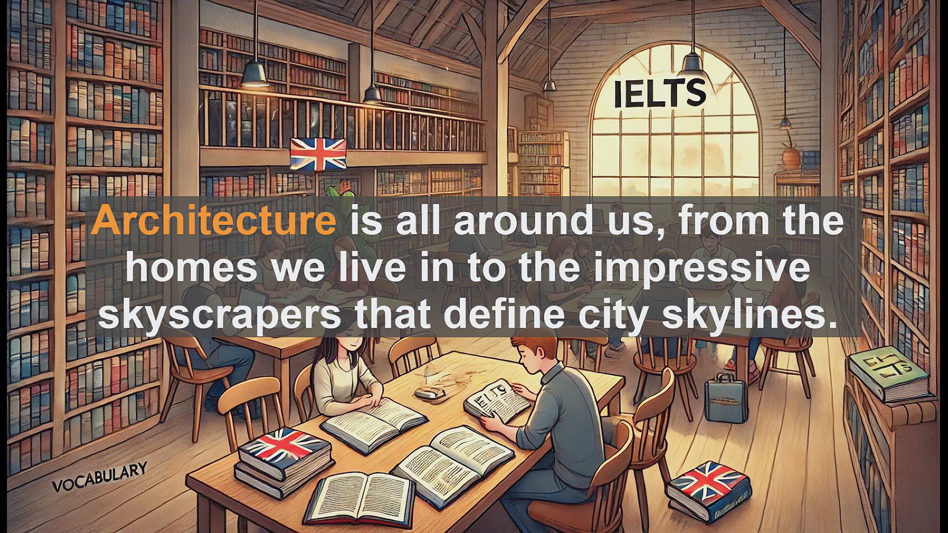 'Video thumbnail for 2500 Must Know IELTS 5.5 Vocabulary - Architecture: Key Concepts for IELTS'