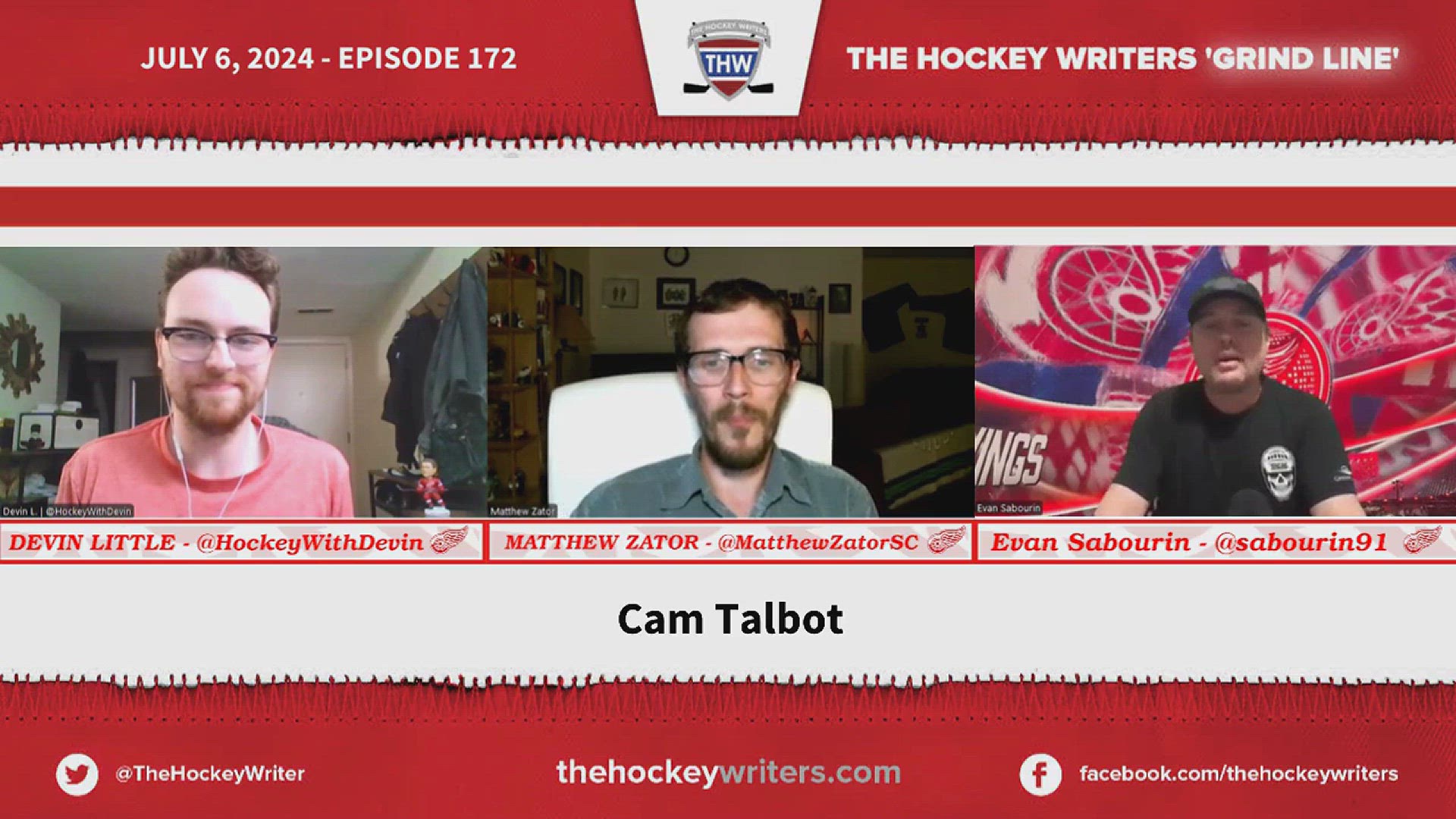 'Video thumbnail for Red Wings Free Agent Signings Cam Talbot'