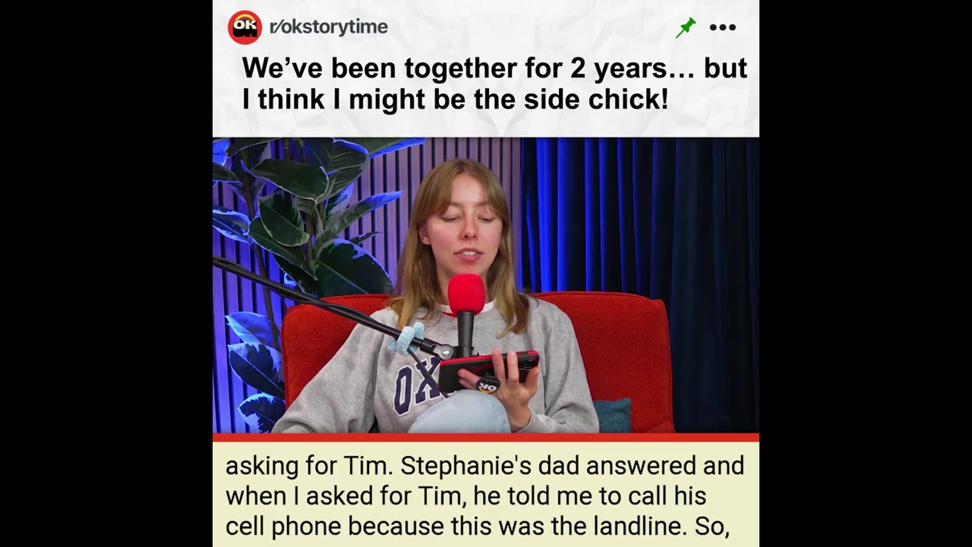 'Video thumbnail for We’ve been together for 2 years… but I think I might be the side chick! Part 2  | Reddit Stories'