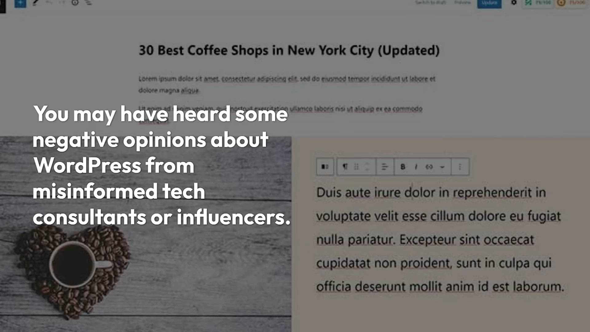 'Video thumbnail for Is WordPress Really That Bad? (9 Things You Should Know)'