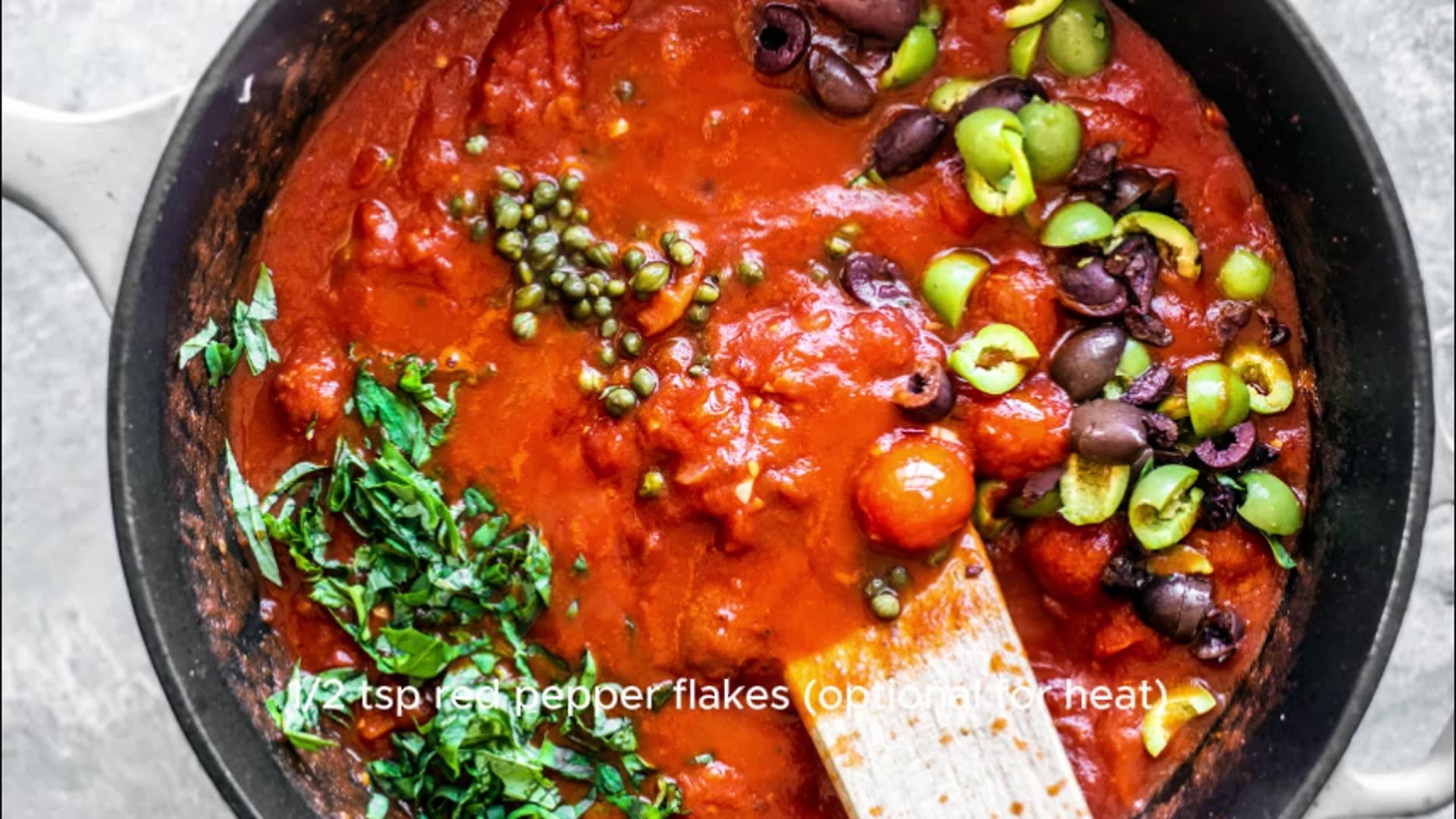Video thumbnail for Puttanesca sauce recipe