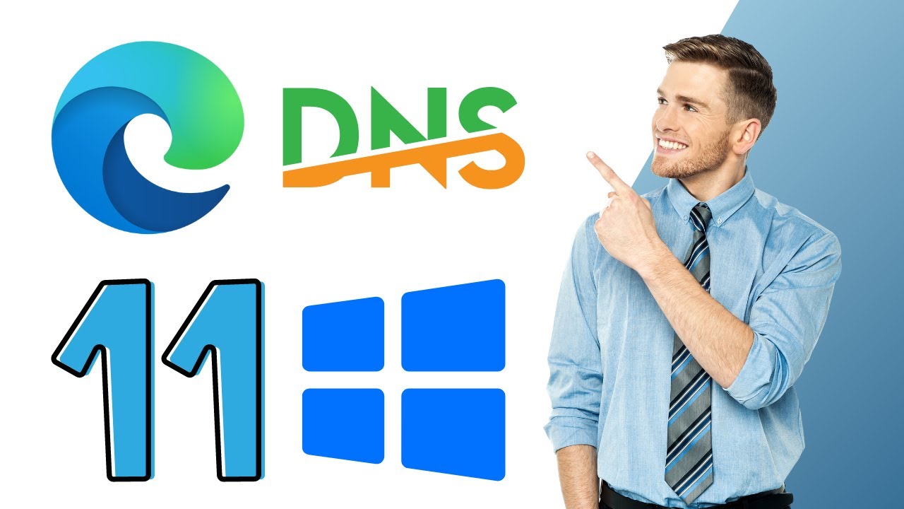 'Video thumbnail for How to Change DNS Address in Microsoft Edge on Windows 11 or 10 | GearUpWindows Tutorial'
