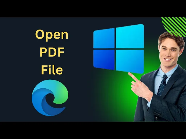 'Video thumbnail for How to Open a PDF File using Microsoft Edge Browser on Windows 10 | GearUpWindows Tutorial'