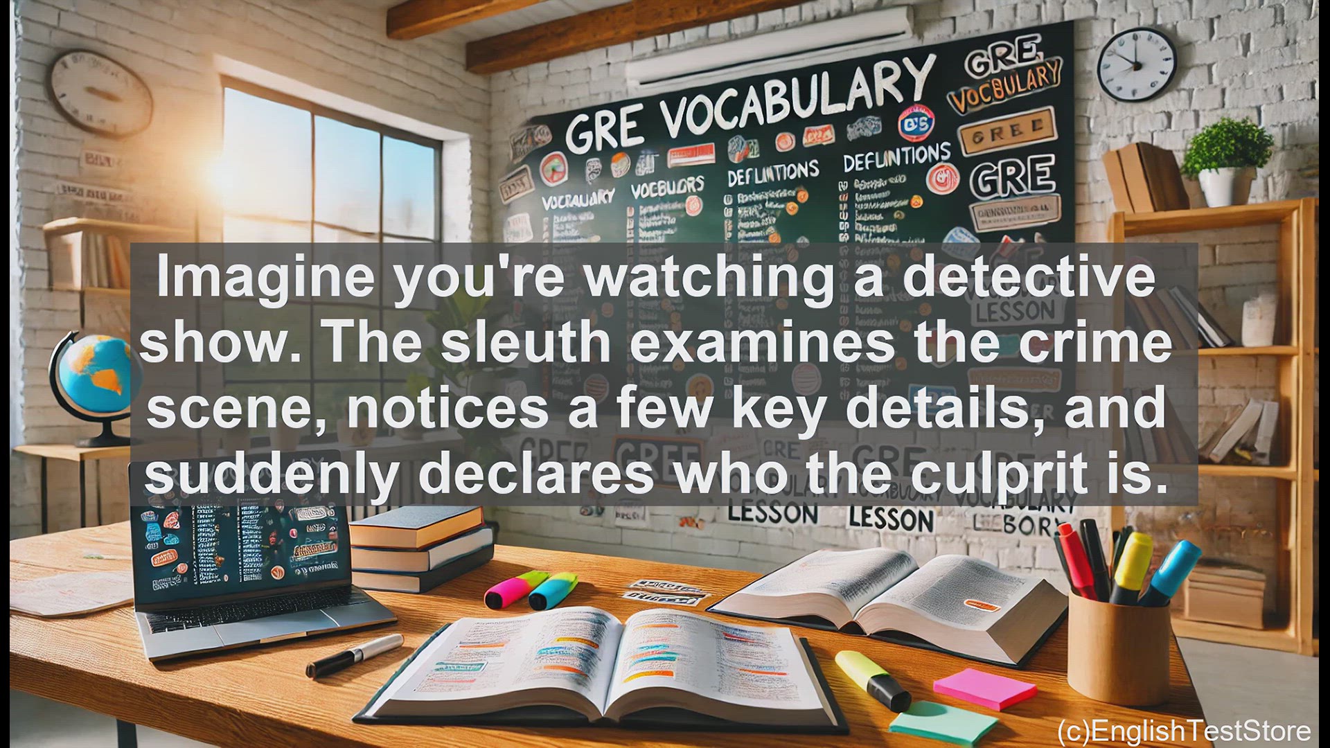 'Video thumbnail for GRE Vocabulary Lesson: Uncovering Clues - The Art of Inference'