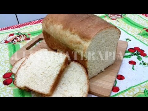 'Video thumbnail for Pão Caseiro de Forma Fácil e Prático - Pode fazer com Água ou Leite'
