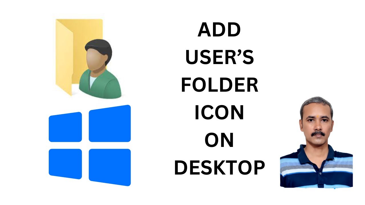 'Video thumbnail for How to Make the User Folder Icon Appear on Windows 10 Desktop | GearUpWindows Tutorial'