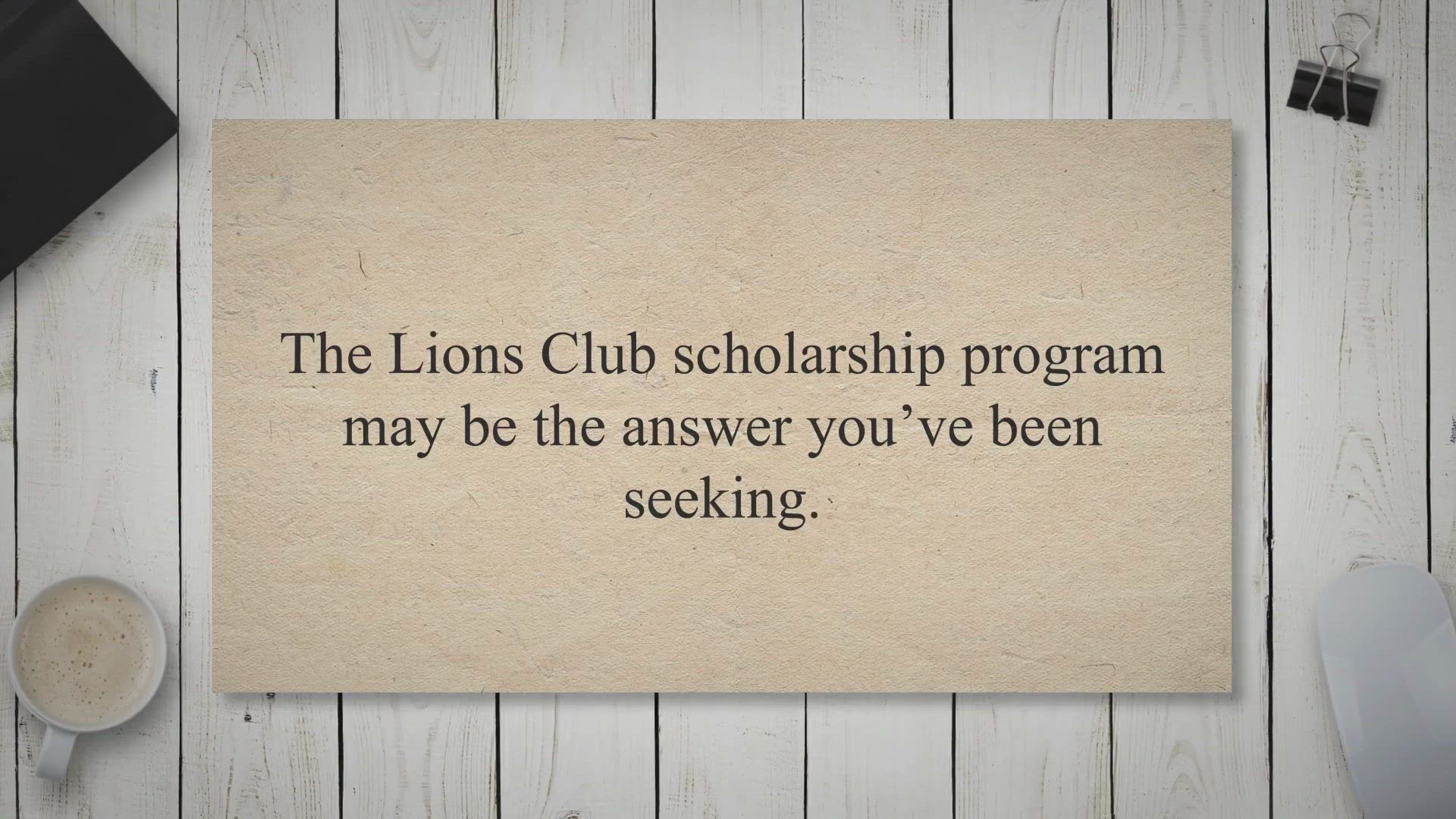 Video thumbnail for How to apply for Lions Club scholarship for college students