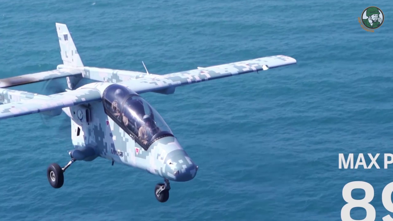 'Video thumbnail for Mwari Paramount Group light reconnaissance aircraft SMART precision strike South Africa IDEX 2017'