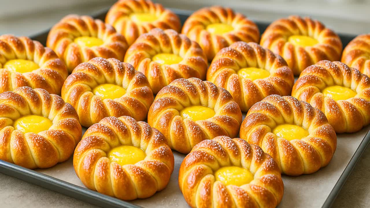 Video thumbnail for Pastry Сhefs Are Keeping This Brand New Method A Secret! Lemon Buns Stay Soft for 2 Whole Weeks!