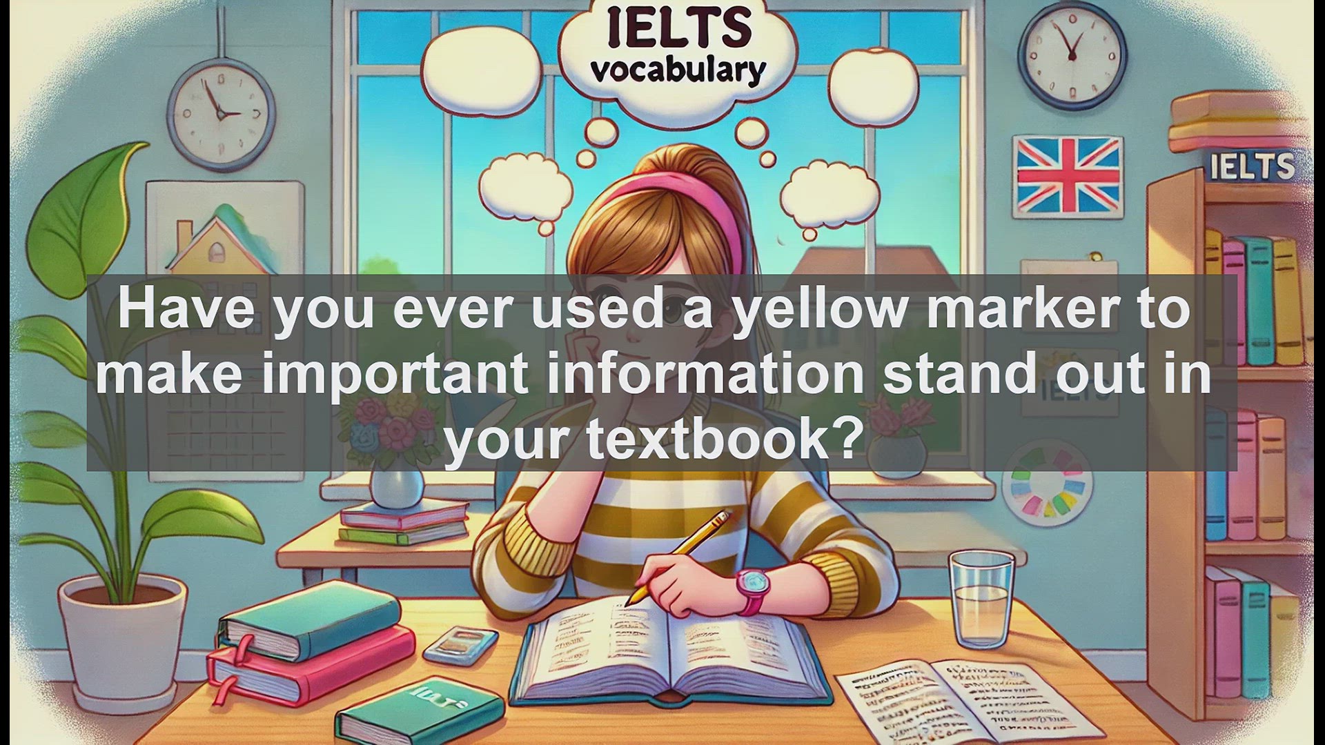 'Video thumbnail for 2500 Must Know IELTS 5.5 Vocabulary - Understanding 'Highlight': A Key Word for IELTS Success'