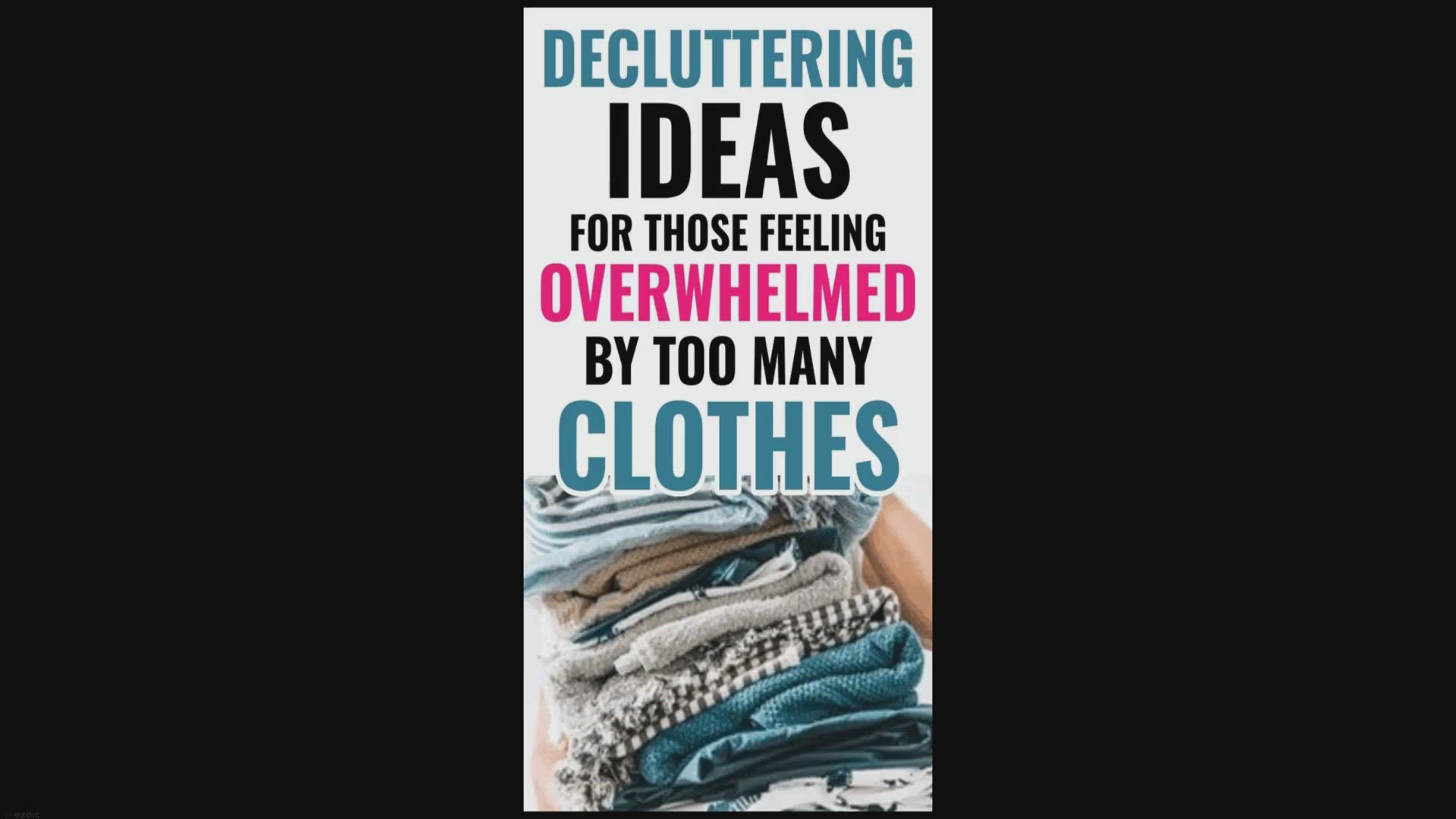 Video thumbnail for How I Declutter Clothes In My Closet - Even Though I Am a Closet SLOB
