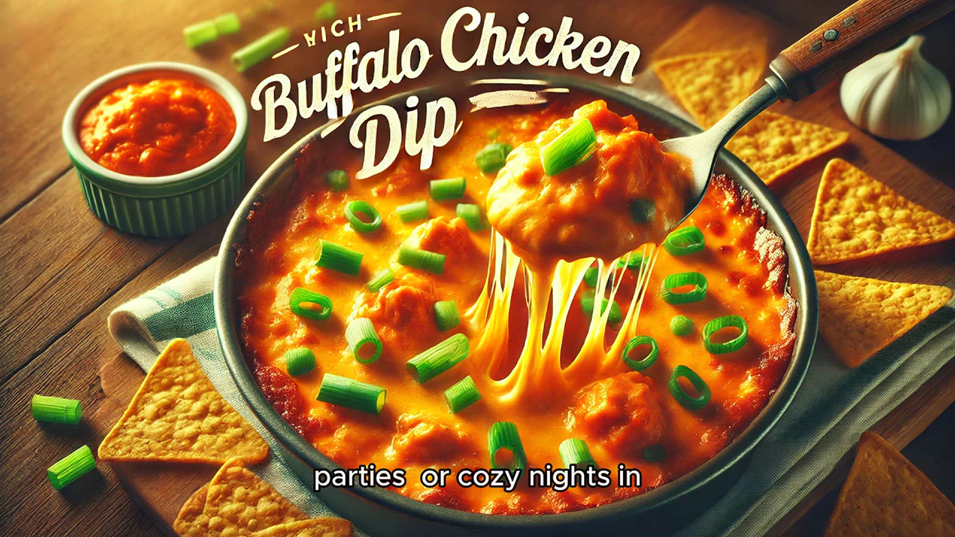Video thumbnail for Spicy Buffalo Chicken Dip