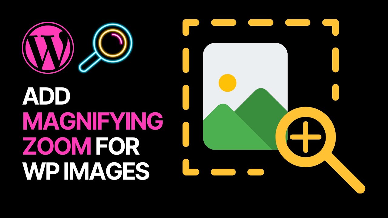 'Video thumbnail for How to Add Interactive Magnifying Zoom for Images in WordPress Websites For Free_ 🖼🔍'