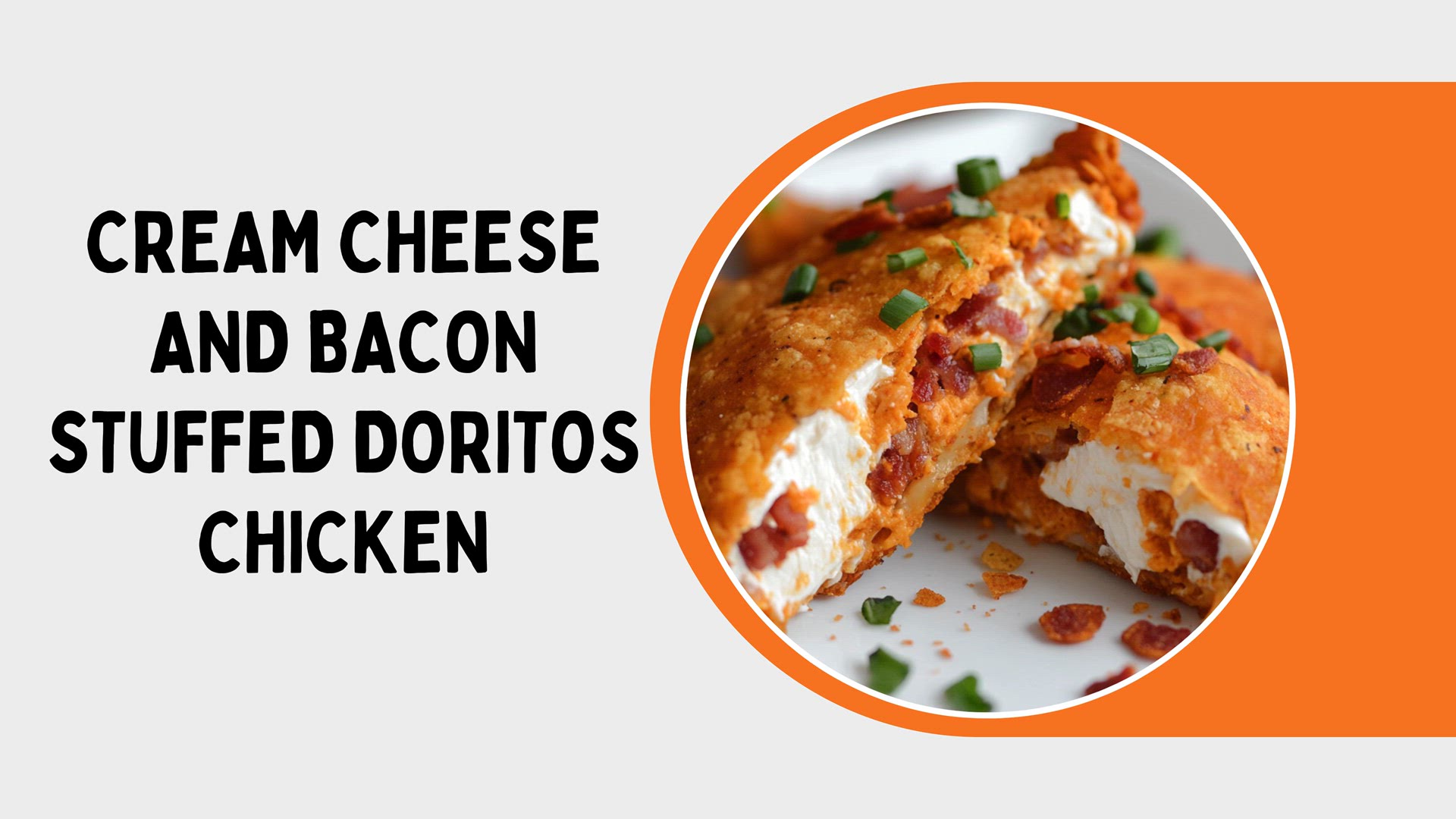 Video thumbnail for The Best Cream Cheese and Bacon Stuffed Doritos Chicken
