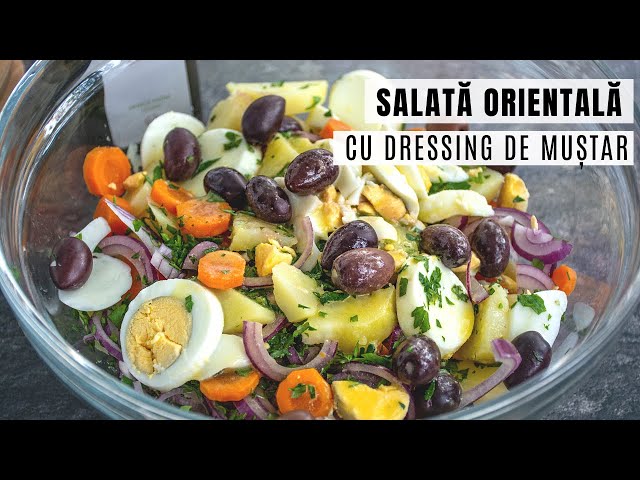 'Video thumbnail for Cea mai bună salată orientală - rețeta cu dressing de muștar | Bucate Aromate'